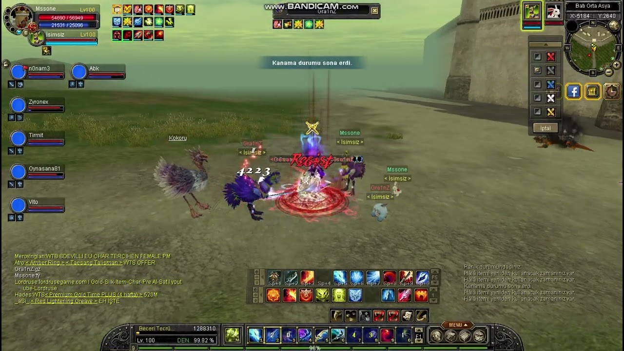 TRSRO  NEMRUT  Mssone  VS  EU  WARLOCK #silkroadonlinetürkiye #silkroad 