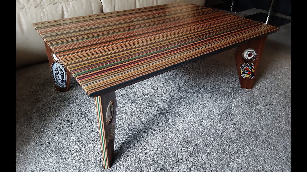 DIY Couchtisch aus alten skateboards/Do it yourself/ skate /board  | 74 Blaupausen