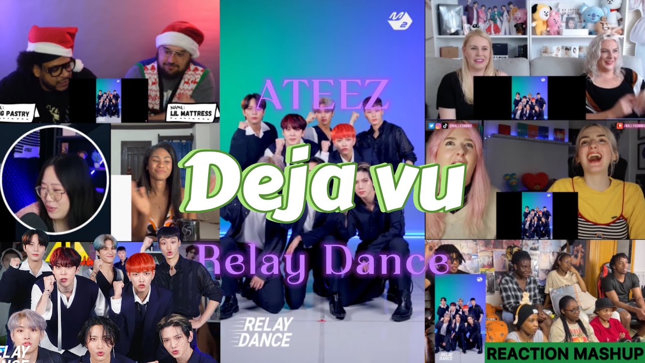 ATEEZ - 'Deja Vu' [Relay Dance] REACTION MASHUP