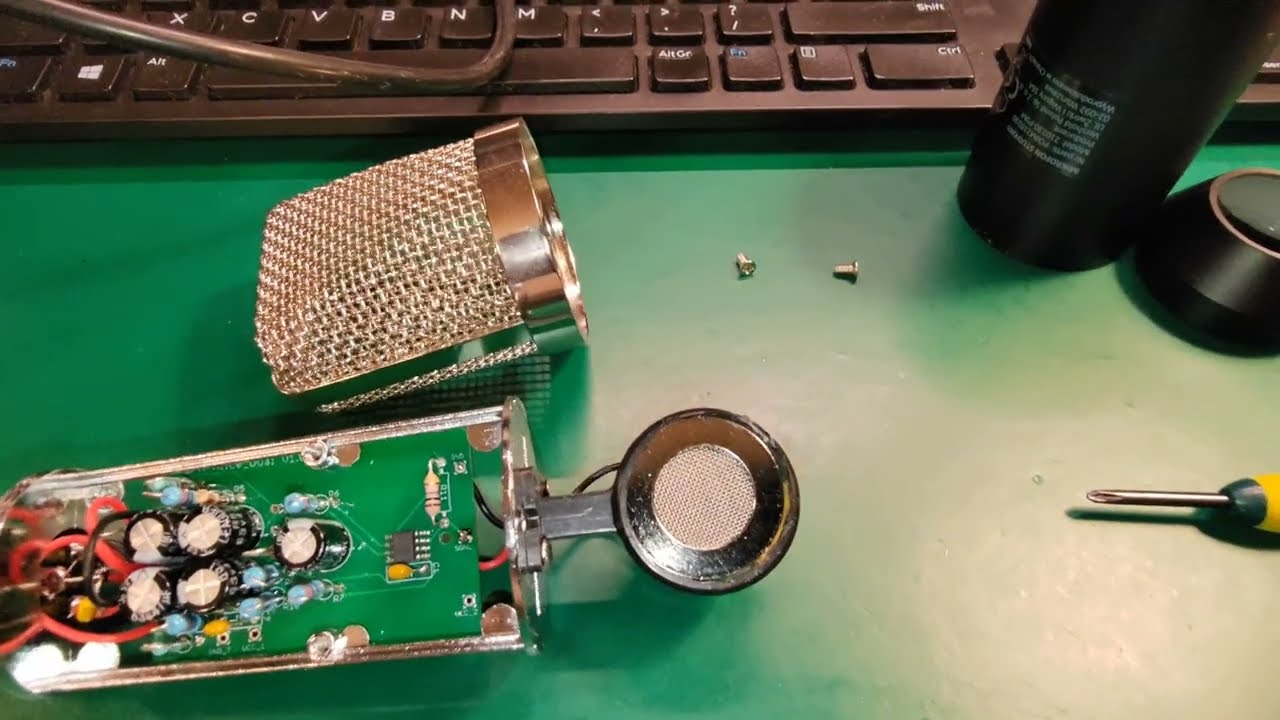 Mikrofon Hykker PSM - kapsułka 25 mm Transound TSB-2555B + OPA Alice