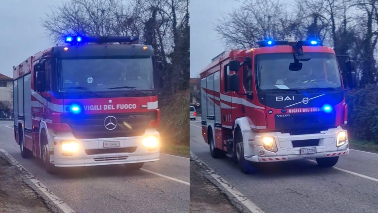 SOCCORSO A PERSONA ARRIVO AMBULANZA AZZ BST + APS VVF INVERUNO + APS VVF LEGNANO IN SIRENA