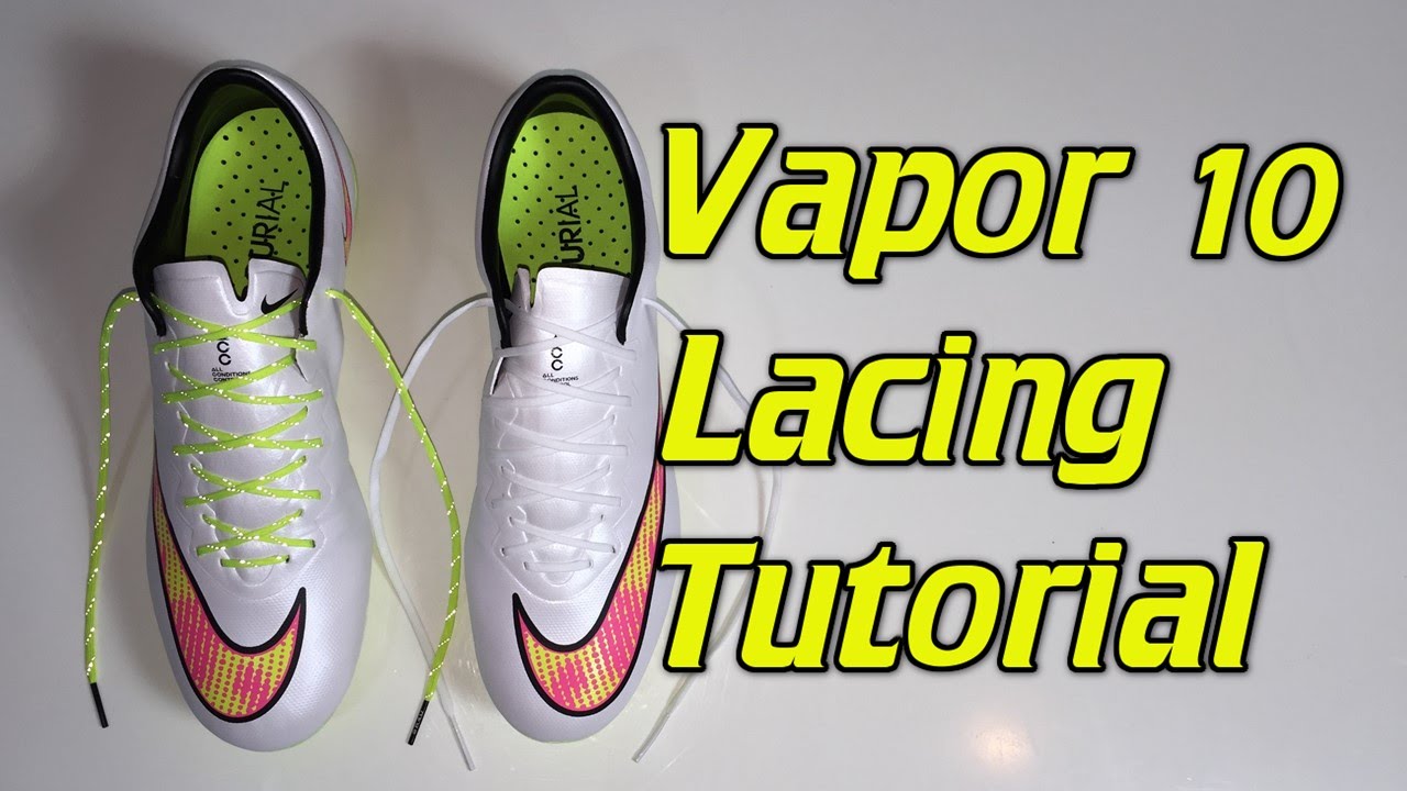 How To Replace The Laces On The Vapor 10 - SR4U Laces Tutorial