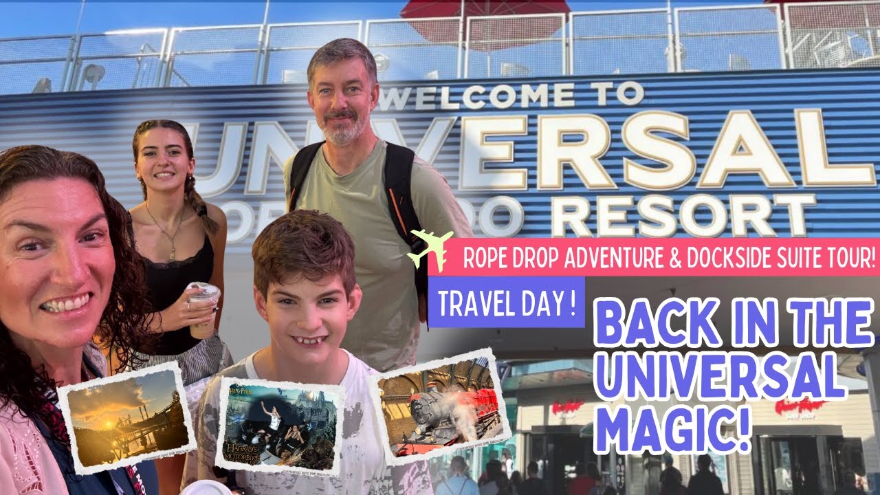 Back in the Magic! Universal Dockside Suite Tour + Hagrid’s Rope Drop Adventure