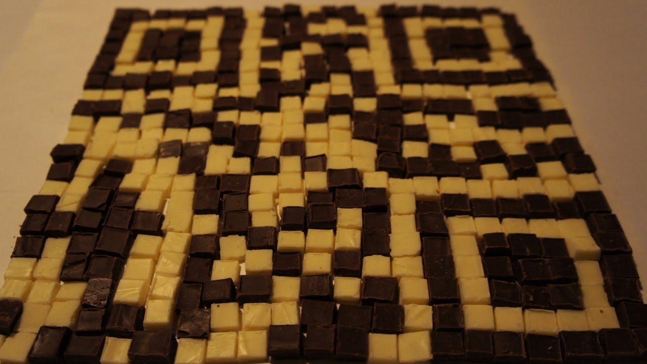 How to make QR code Chocolates for Valentine's Day