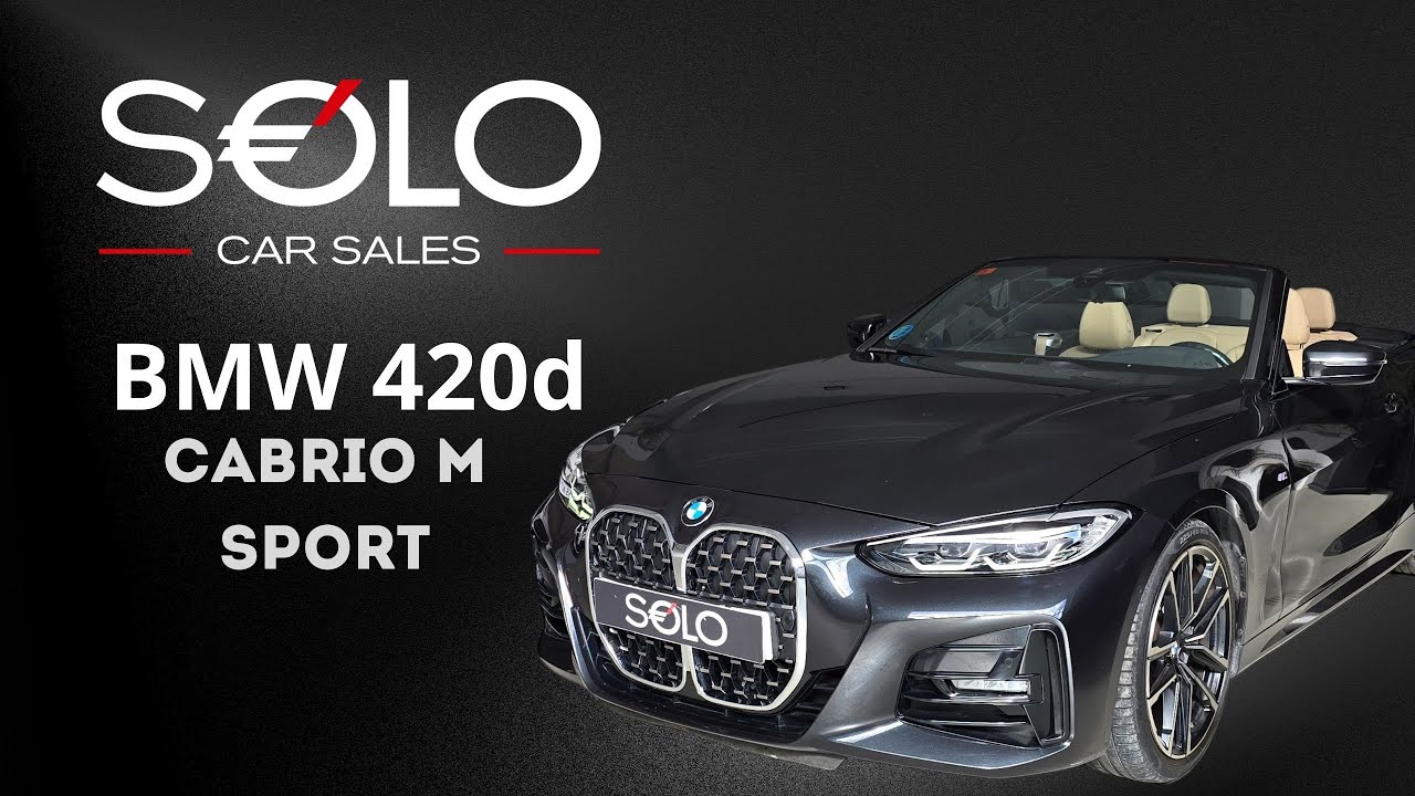 BMW 420d Cabrio M Sport: diésel que sabe ser emoción (Solo Car Sales)