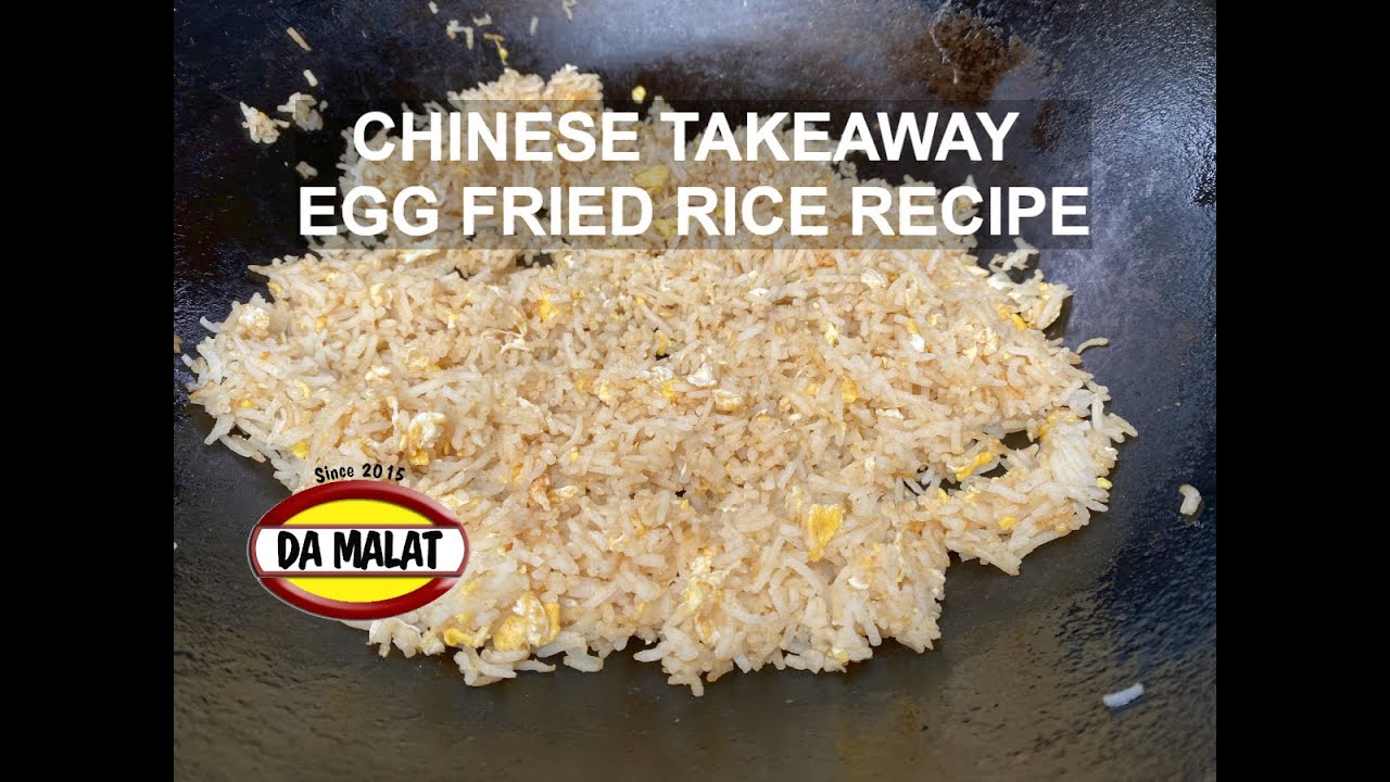 Chinese takeaway egg fried rice recipe