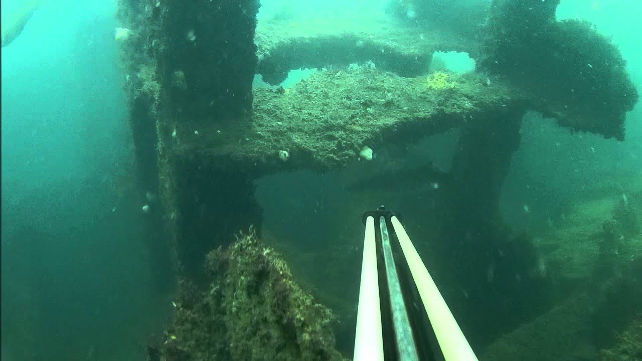Dive of the Solor wreck in Oxwich Bay, Gower, South Wales