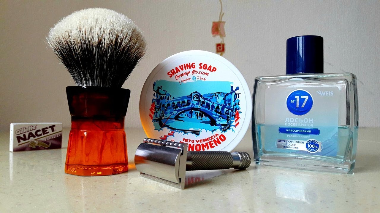 Бритье. Дубль 2: мыло Fenomeno Venezia 1870, Yaqi Moka 26mm, ATT R1, Gillette Nacet, Weis N17 lotion