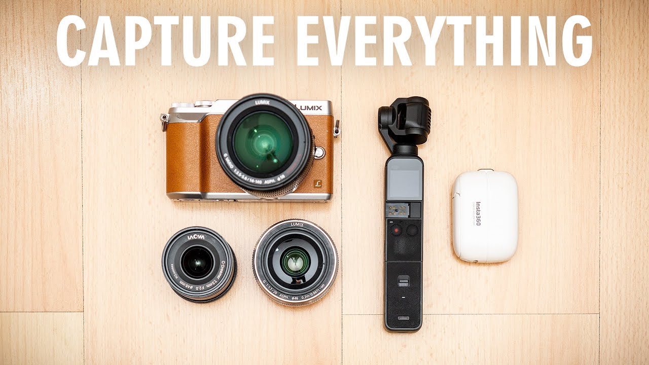 Micro Four Thirds MINIMALIST Camera and Lenses Travel Setup