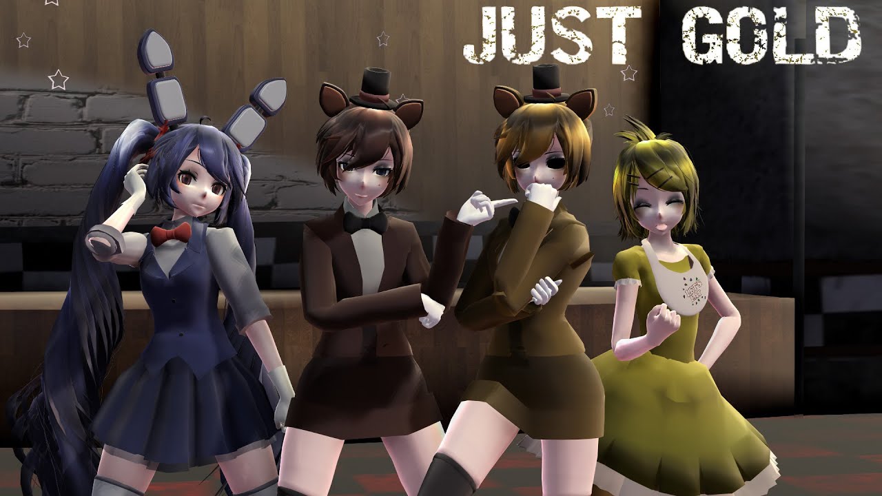 MMD Five Nights At Meiko's - Just Gold (Dance Mode)