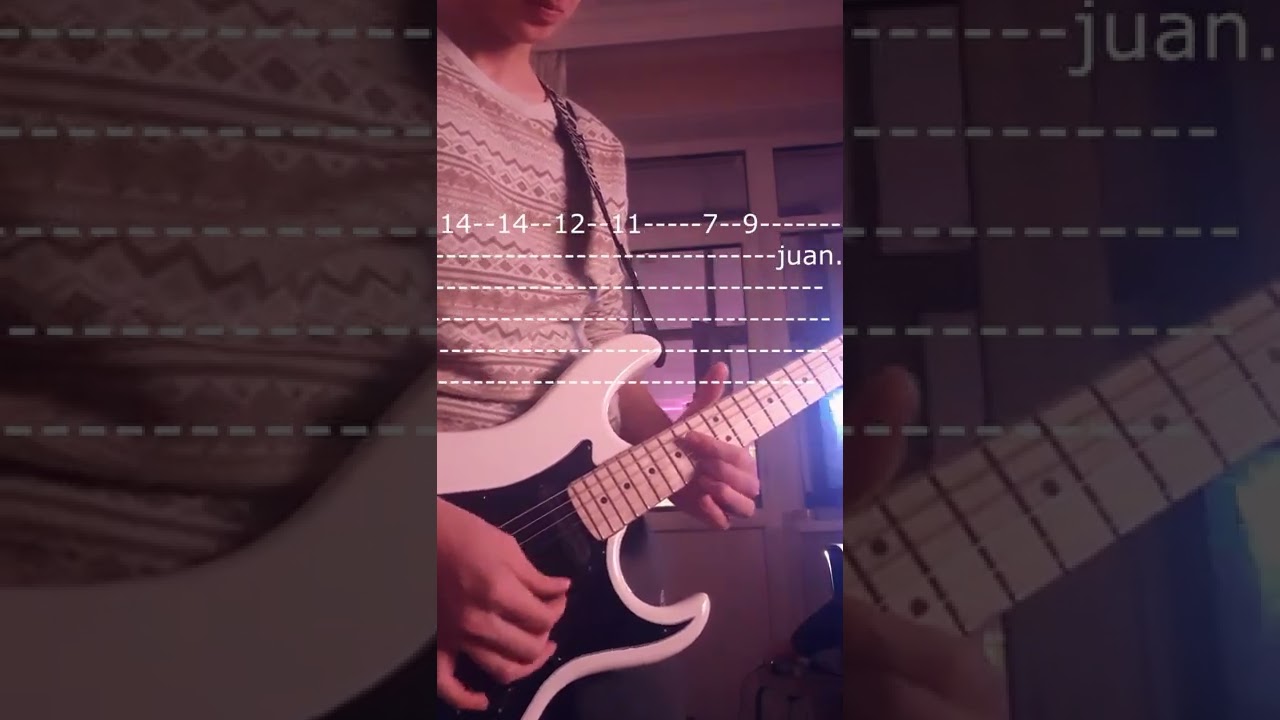 juan song on guitar (Kanye West - Wolves) tabs