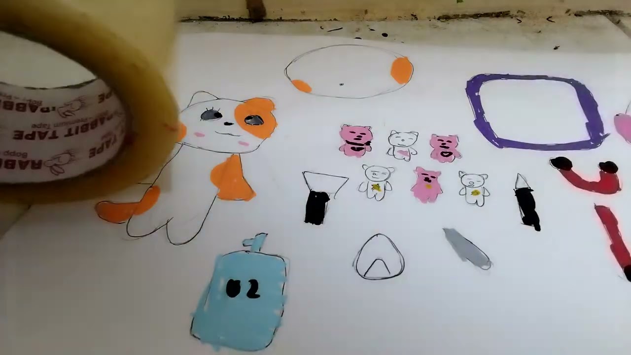 Tutorial cara bikin paperdoll kucing melahirkan 