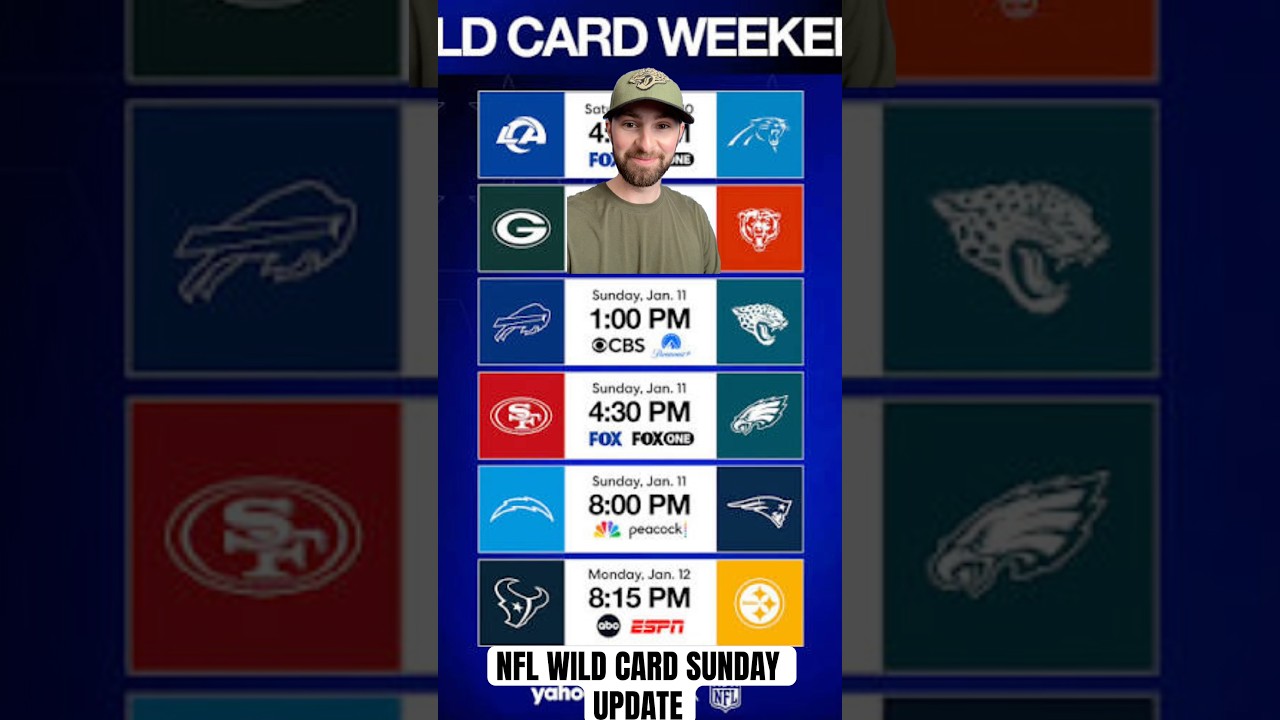 NFL WILD CARD SUNDAY! BILLS LEAD THE JAGS! 
