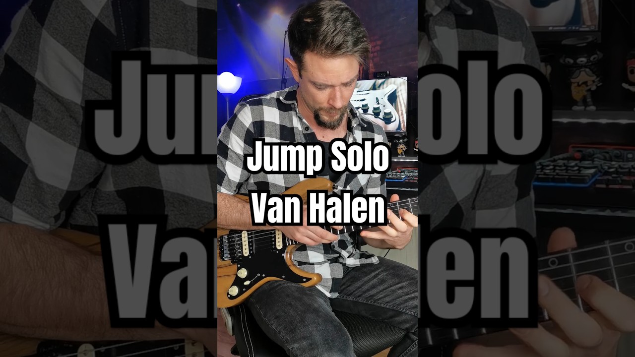 Van Halen - Jump (Solo Cover Guitar + Synth)
