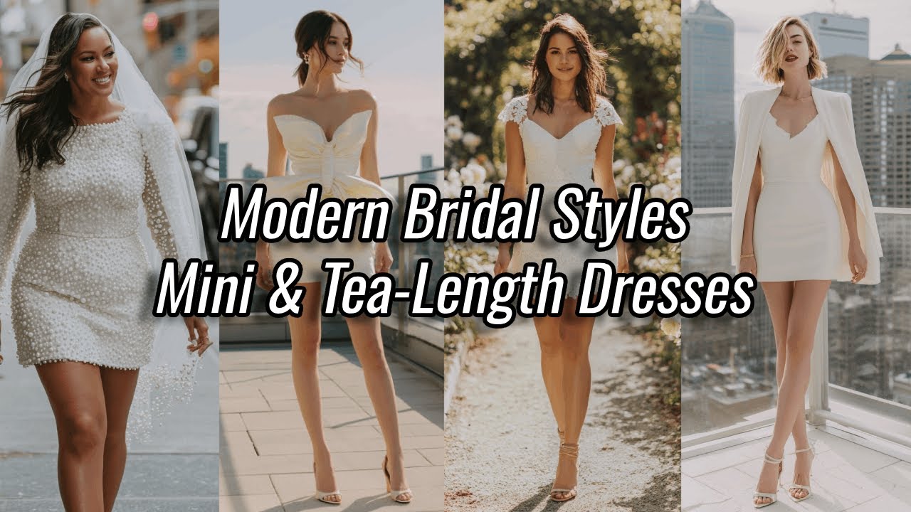 Wedding Dress Trends 2026 &mdash; Modern Mini & Tea Length Bridal Styles 
