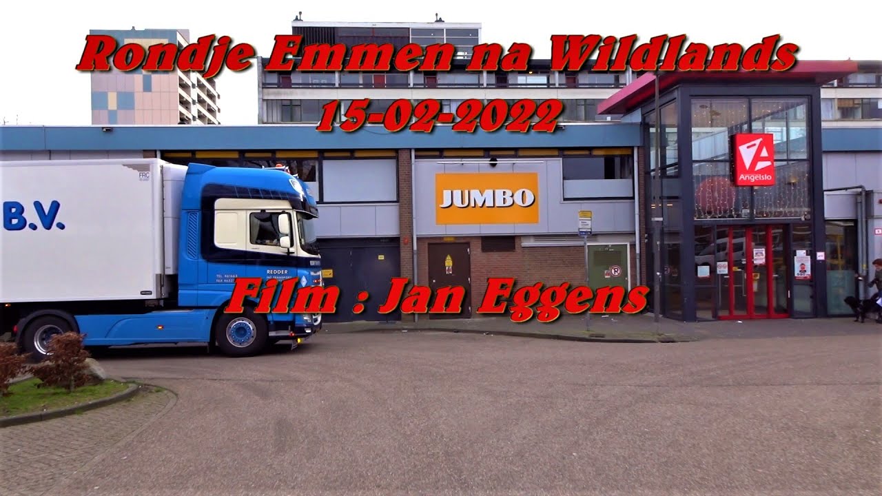 Rondje Emmen na Wildlands 15 02 2022