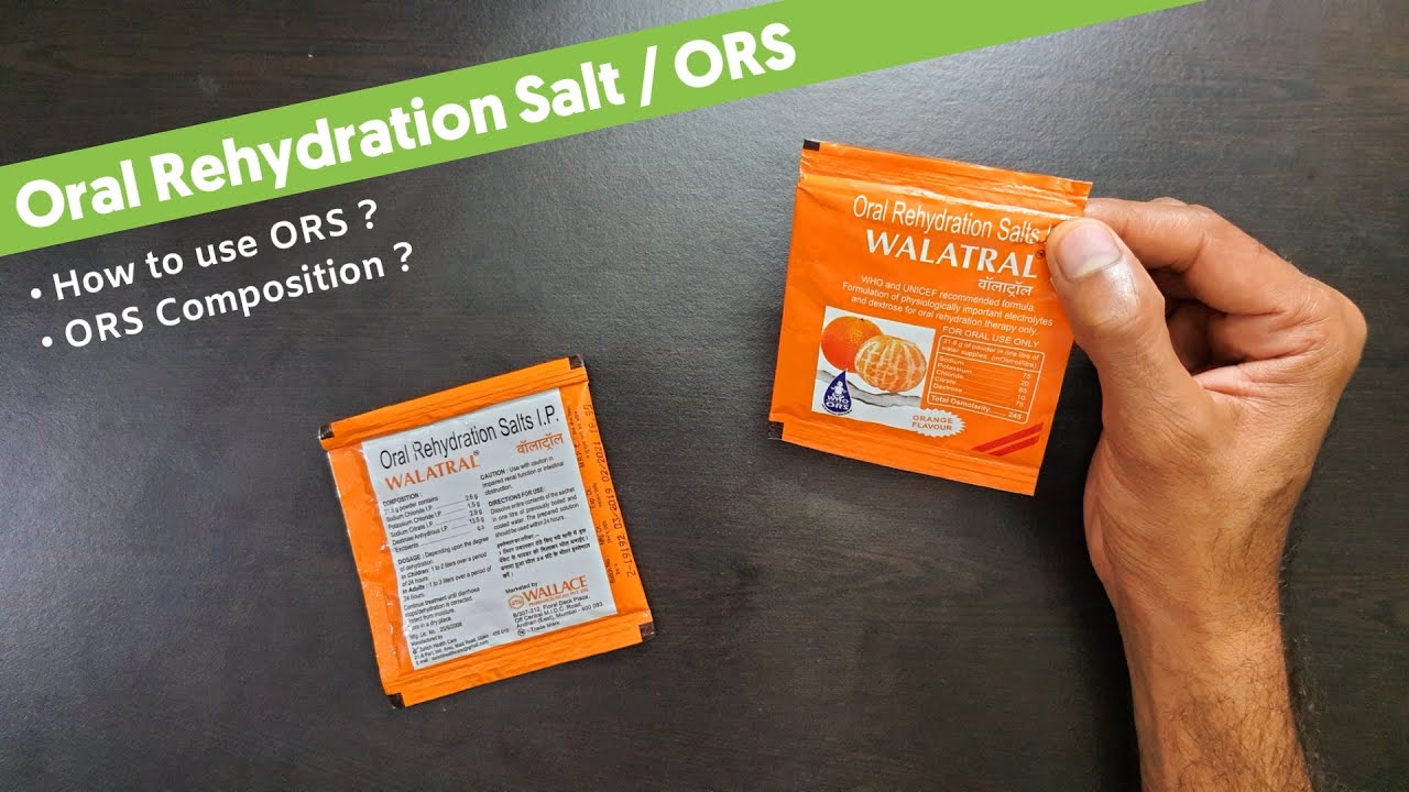 Oral Rehydration Salt | How to use, Composition | Dehydration, Diarrhea
