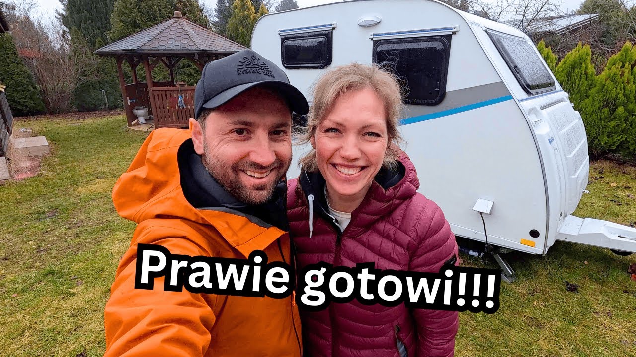Ostatnie szlify przed wyjazdem przyczepą kempingową do Hiszpanii