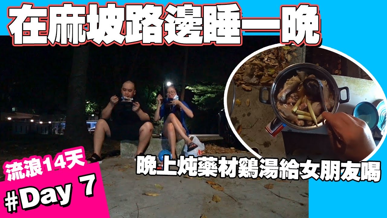 感觉要生一场大病了，在麻坡路边睡一晚，晚上炖药材鸡汤给女朋友喝