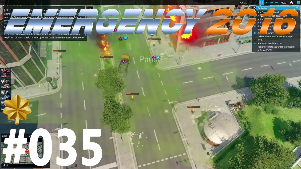 Emergency 2016 [DEUTSCH-HD] Let´s Play #035 - Großeinsatz-Chemieunfall mit viel Kontamination