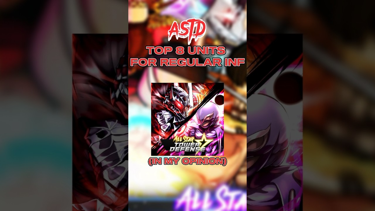 Best Units for Infinite Mode! #shorts #roblox #allstartowerdefense #astd