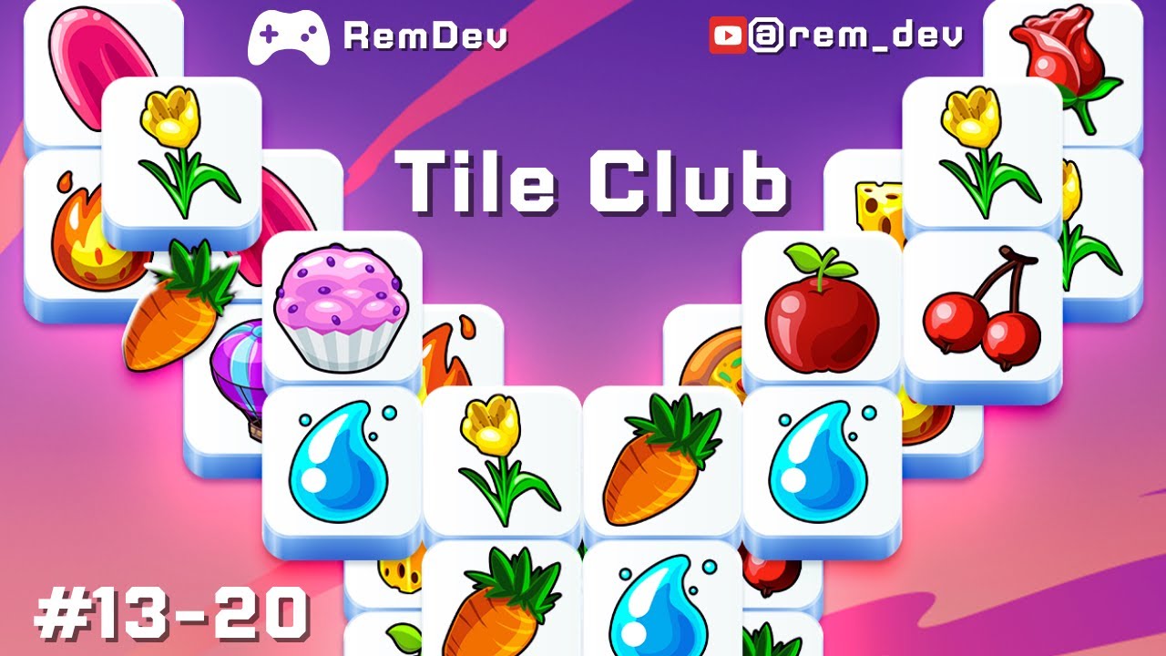STOP Getting Stuck On Tile Club Level 13, 14, 15, 16, 17, 18, 19 & 20 Puzzle Game!