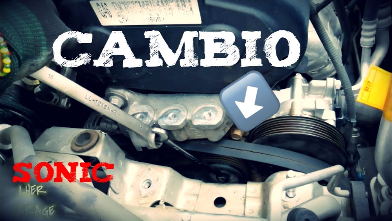 CAMBIO DE BANDA DE ACCESORIOS O ALTERNADOR SONIC || LUIS HER