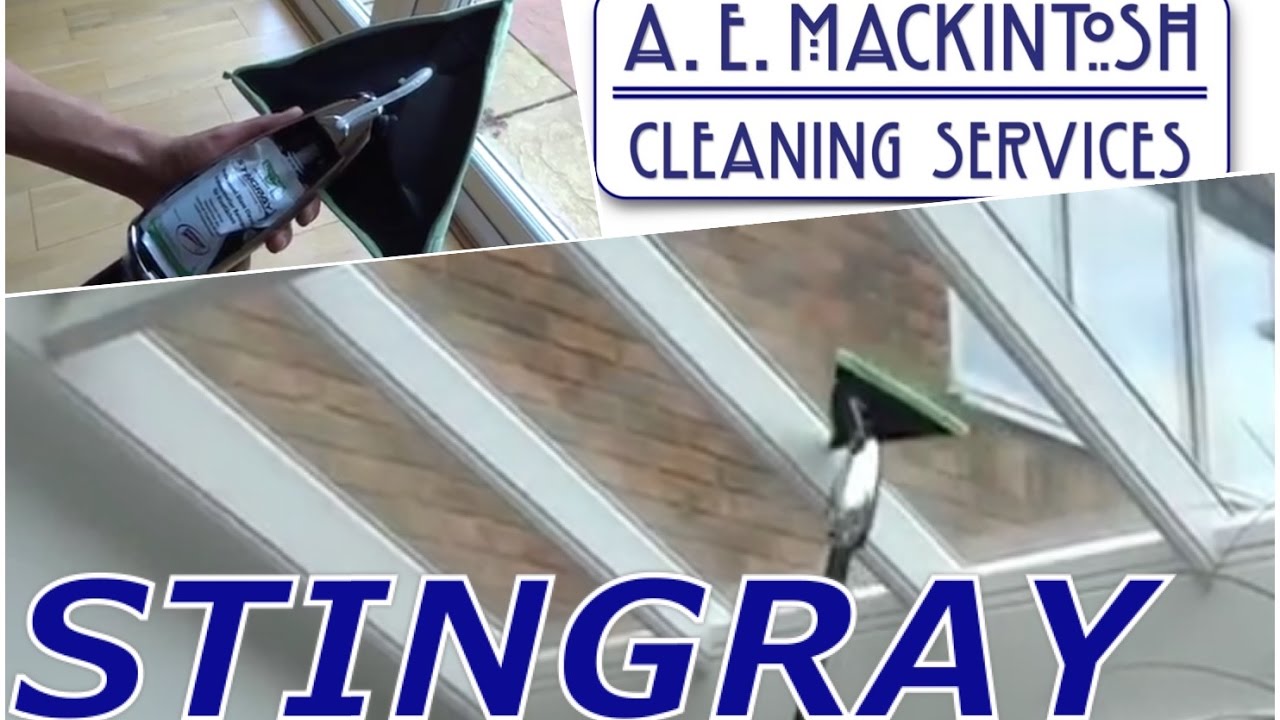 Interior Window Cleaning Using Unger Stingray