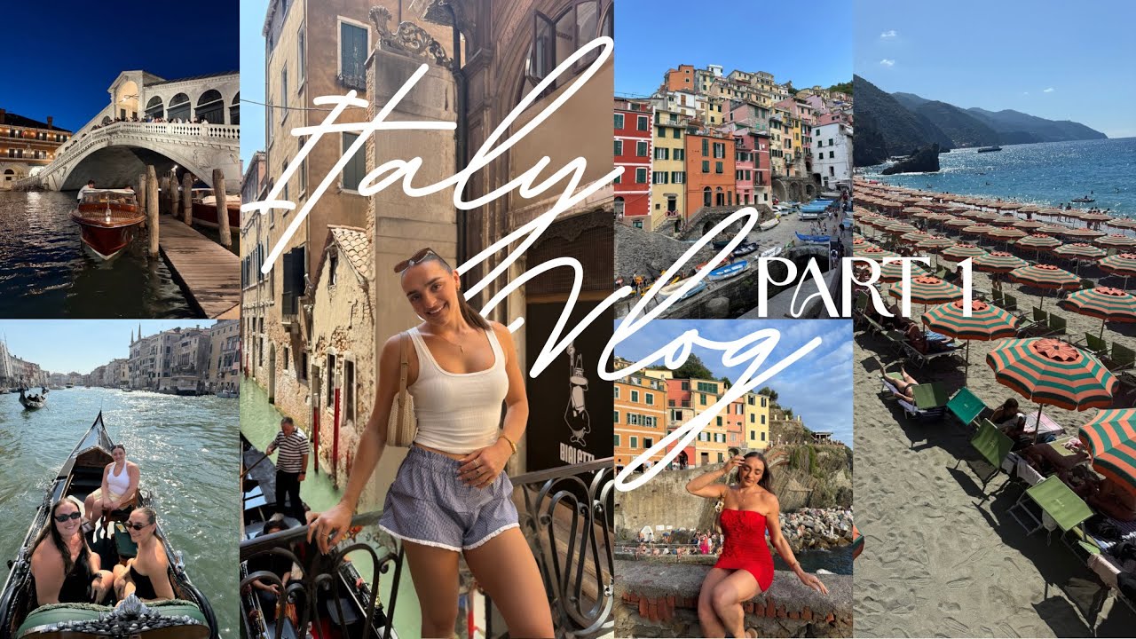 ITALY VLOG 🇮🇹 🍕 (PART 1) EXPLORING VENICE, MILAN, LAKE COMO, CINQUE TERRE! 🍝