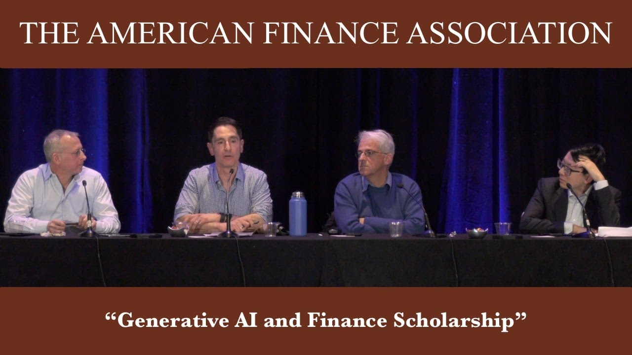 Generative AI and Finance Scholarship
