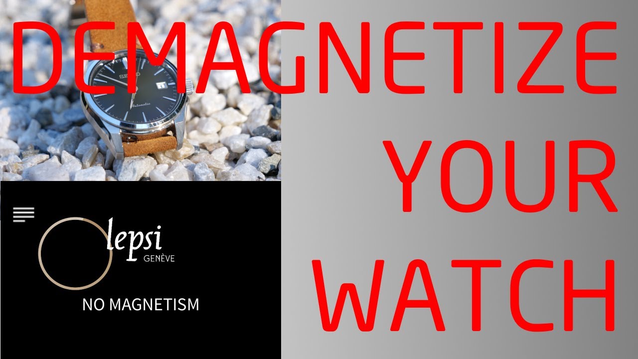 How to Demagnetize a Mechanical Watch feat. Seiko SARX045