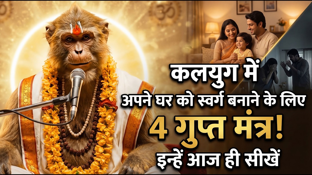 कलयुग में घर को स्वर्ग बनाने के 4 गुप्त मंत्र! आज ही जान लो 😱🚩