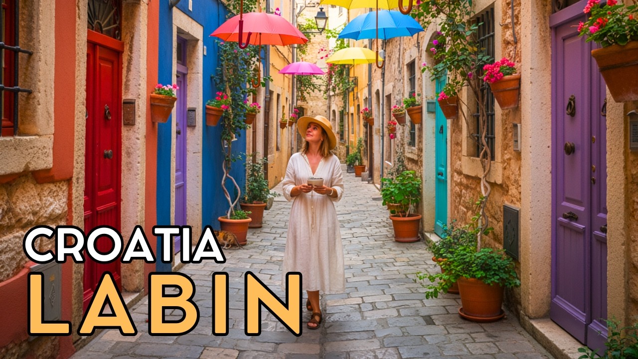 Exploring Labin, Croatia 🇭🇷 4K Walking Tour | The Most Charming Old Town in Istria!