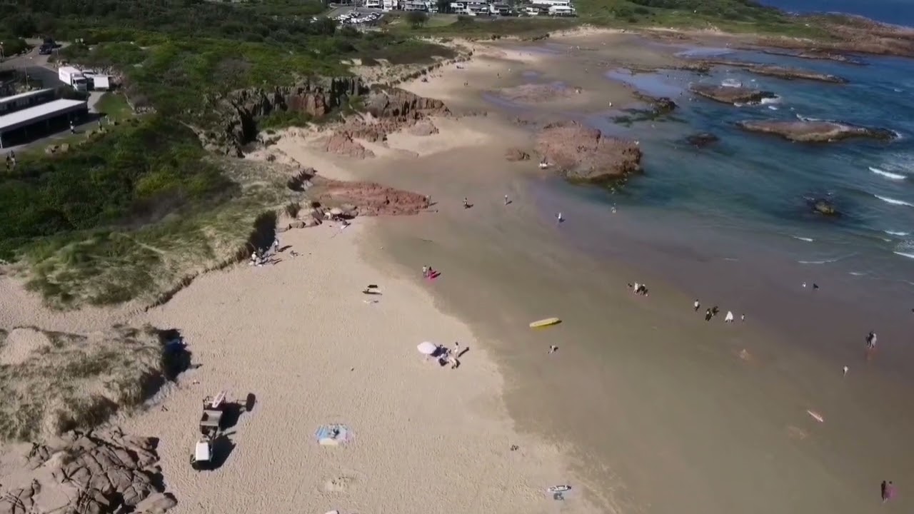 Birubi Beach in Anna Bay 4K