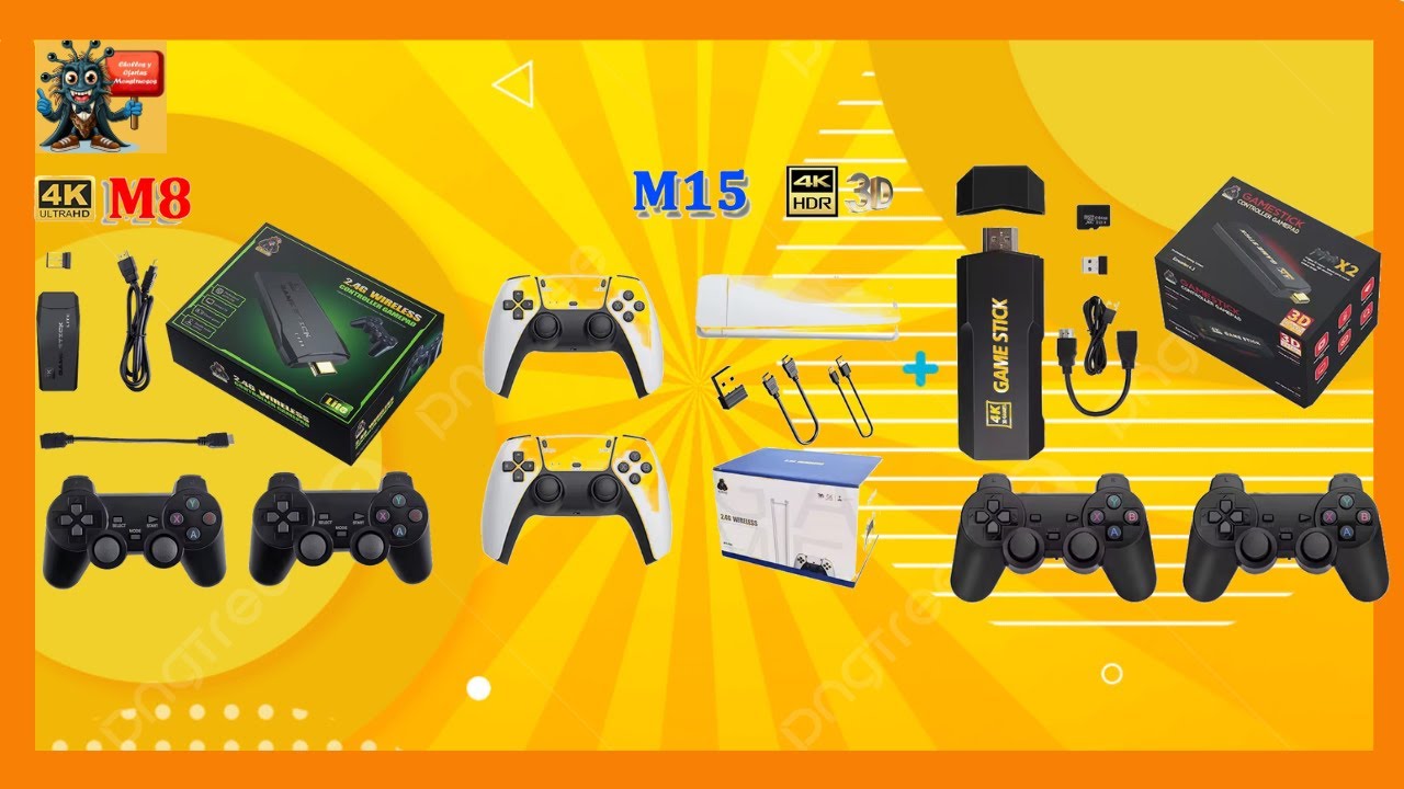 🎮Los 3 mejores GAMES STICKS baratos Aliexpress 2025✅para jugar a juegos RETRO