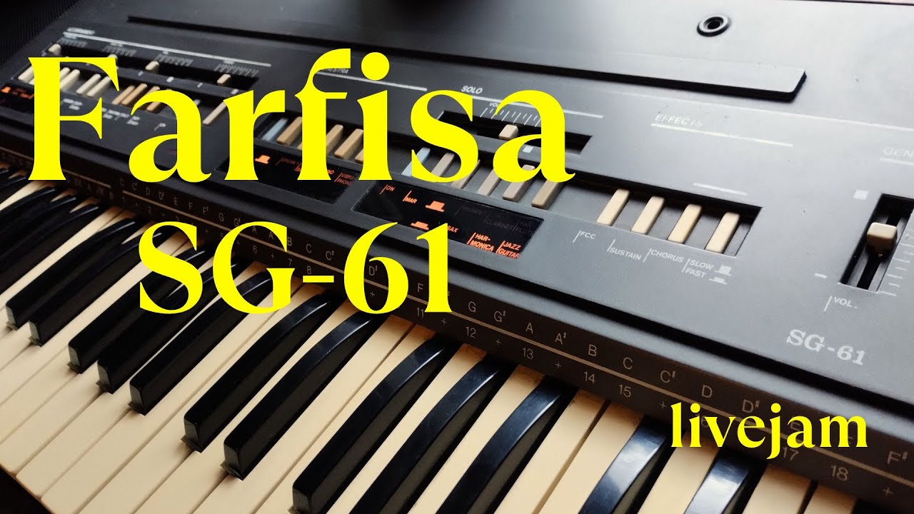 Farfisa SG-61 (1983 analog presets personal keyboard) - ReSlice & Enso Looper LiveJam