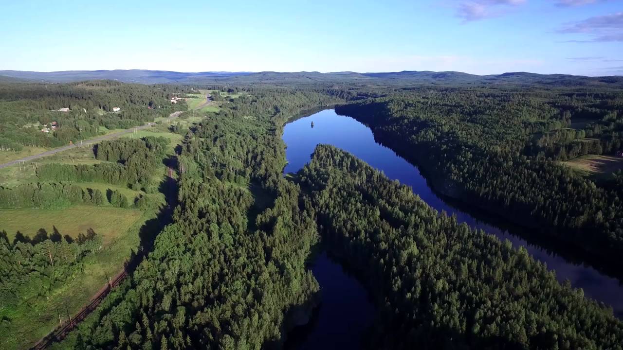 Döda fallet 2016 från Ragundasjöns botten nästan till hängbron