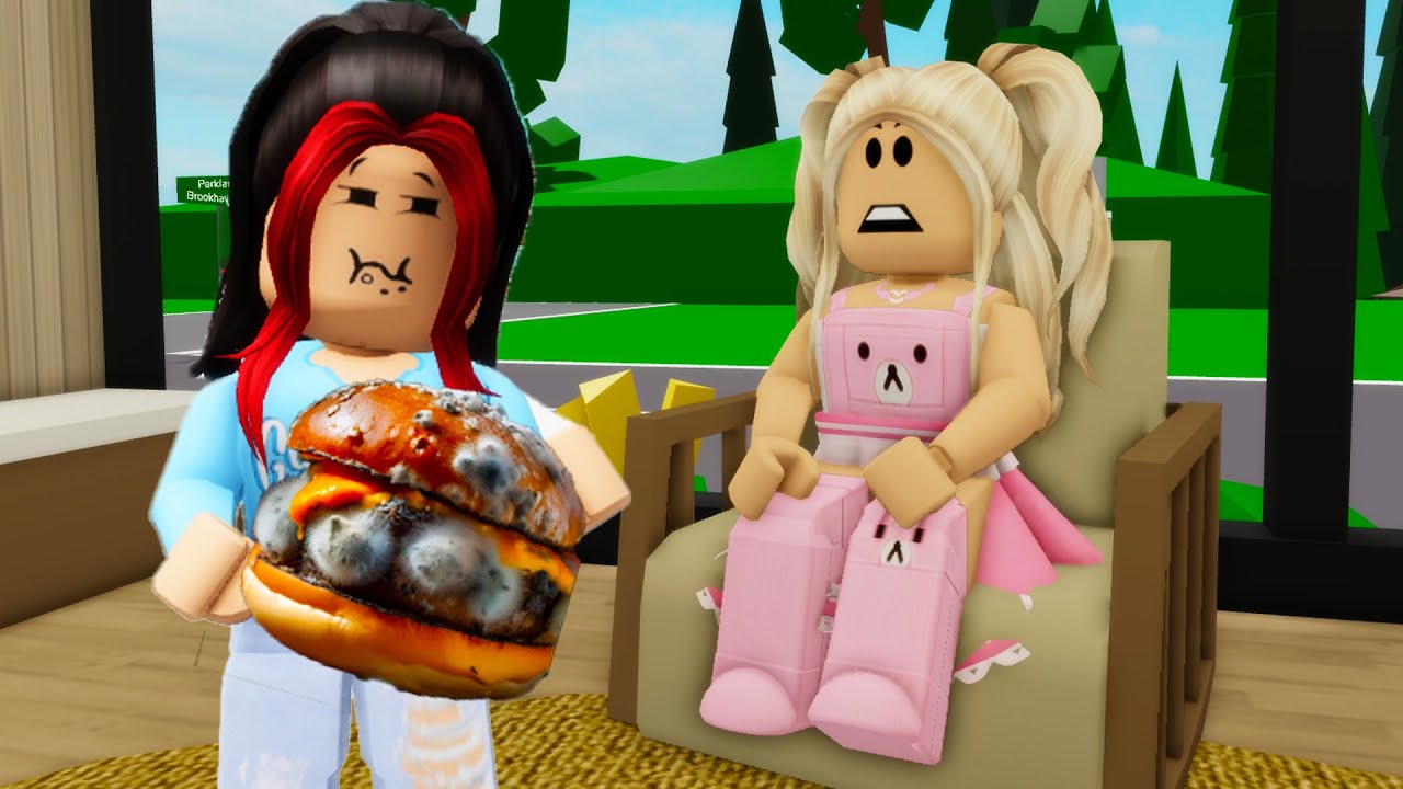 ANGELA E CREEPY SI BURGERUL GRETOS... BROOKHAVEN MARATON