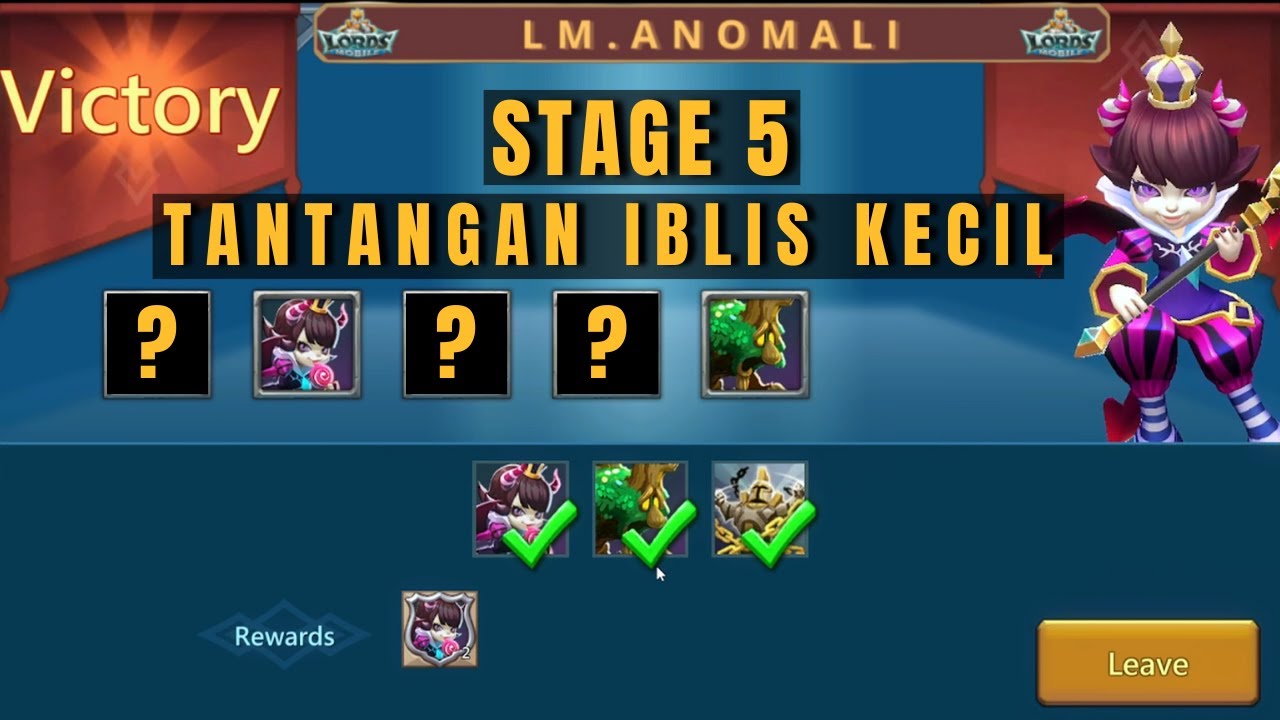 Stage 5 - Tantangan Iblis Kecil #lordsmobile #lordsmobileindonesia