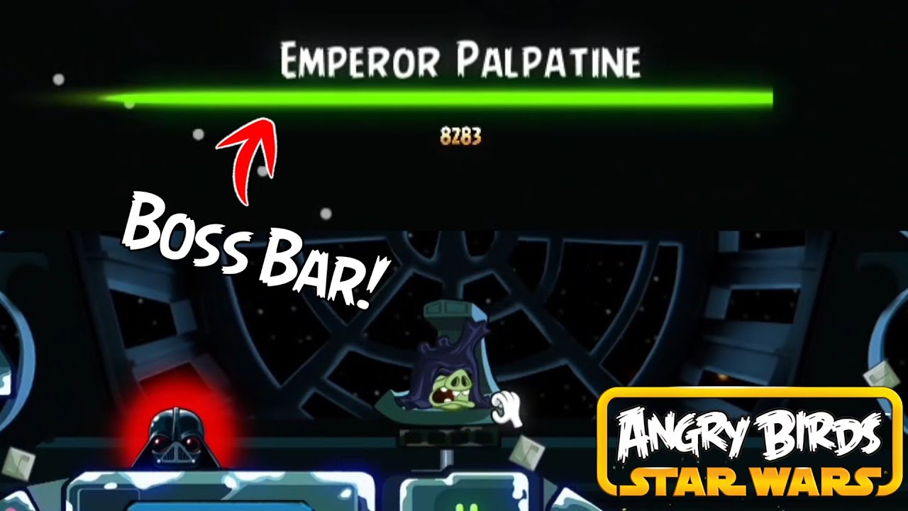 I Created a Boss Bar for Darth Sidious in Angry Birds Star Wars!