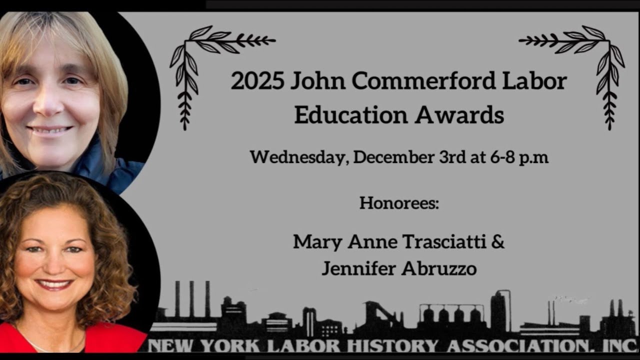 2025 John Commerford Labor Education Awards