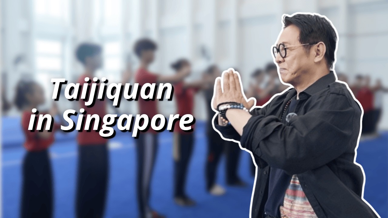 Jet Li Visits Singapore’s Taijiquan Athletes