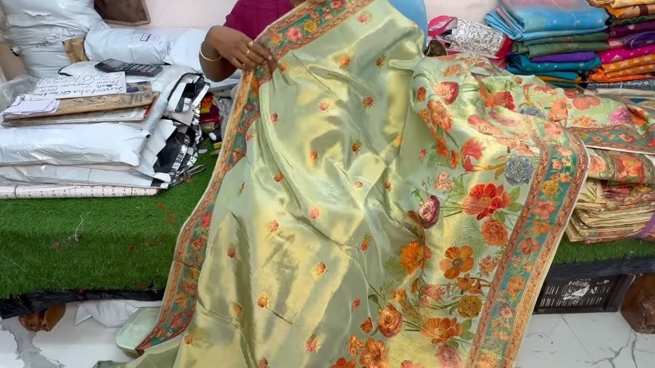 Pure Tissue Rankat sarees restocked #6300765237 #suveeksha collections1018#trending #ytshorts 