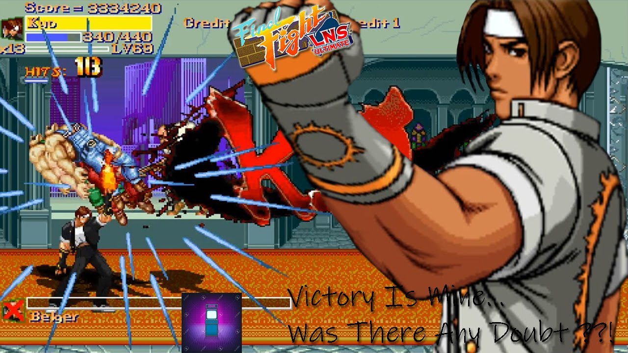 Final Fight LNS Ultumate Musou Complete Play Kyo My First NO DEATH. Full HD 60fps