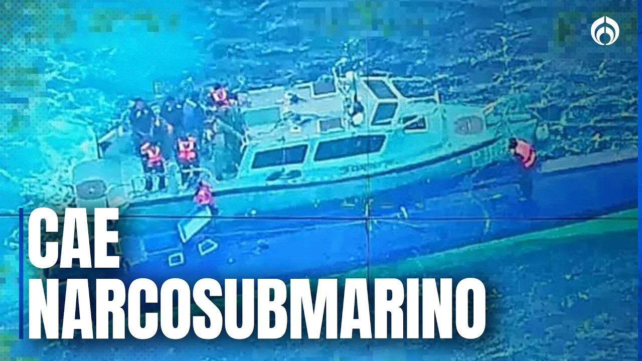Marina intercepta submarino cargado con cocaína en Colima