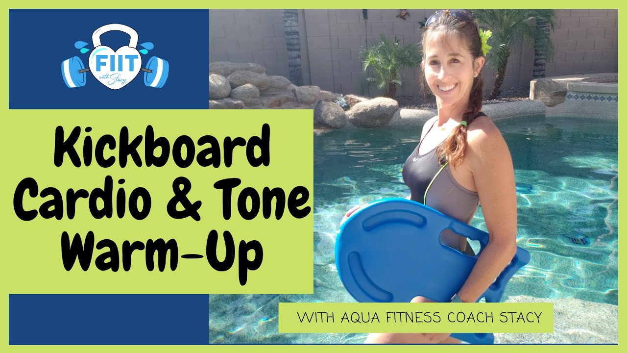 Kickboard / Splashboard  Aqua Fitness Dynamic Pool Fitness Warm Up - Get Ready to Workout - AquaFIIT