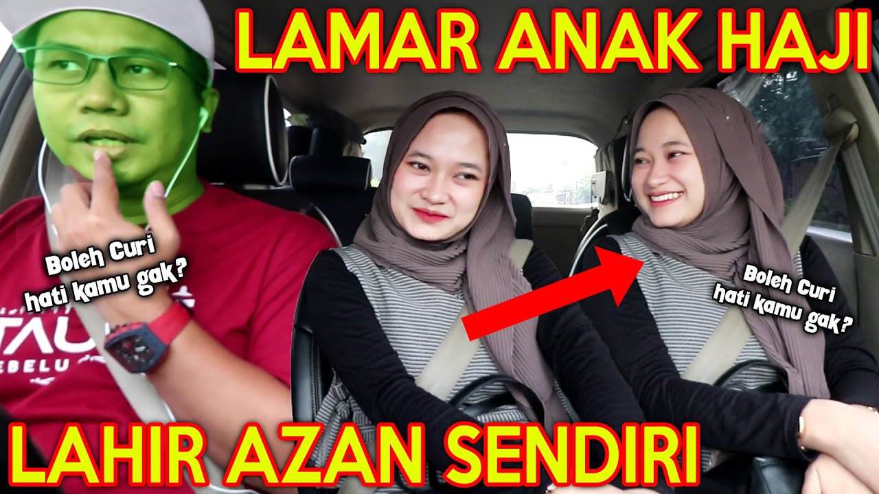 PRANK SHOLAWAT LAMAR ANAK HAJI !! PAS LAHIR AZAN SENDIRI