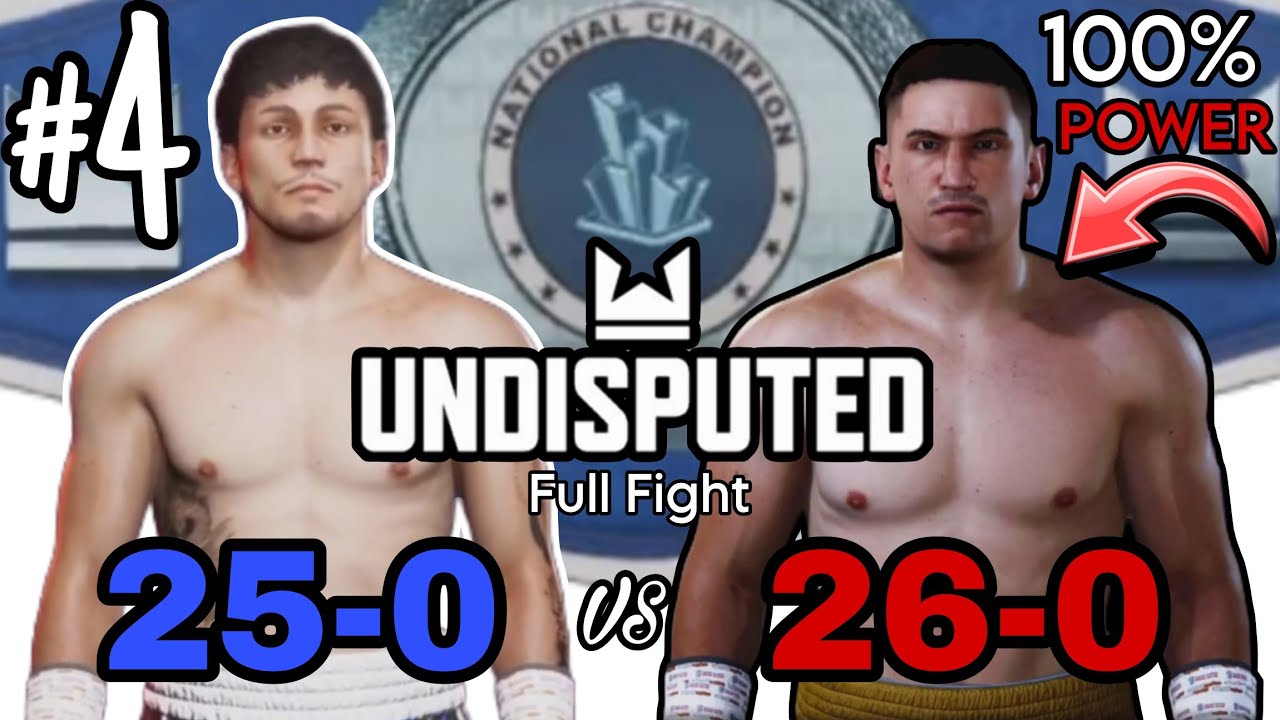 Undisputed Career Mode - Someones 0 Has Got To Go (Knockout) EP.4