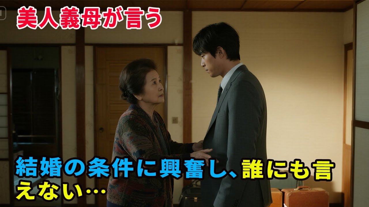 【大人の事情】義母の言う、結婚のための条件とは…