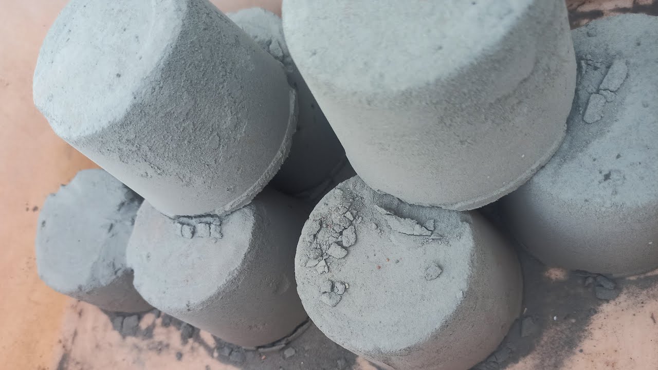 Pure cement  crumbling water  #cementdirtlover #purecement #reddirt #sandcement#asmr#bts
